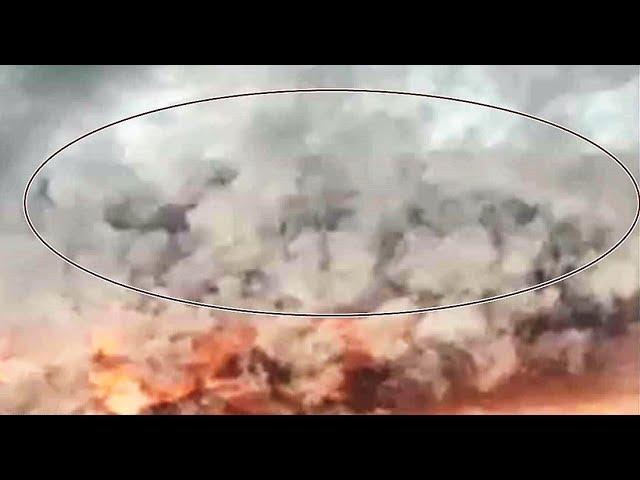Giant UFO filmed among the Clouds of India