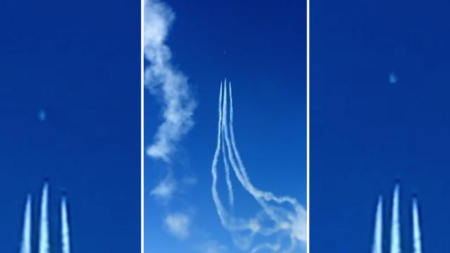 Mysterious Fast Speeding UFO During Airshow over Fort Worth, Texas - FindingUFO