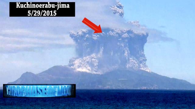 Breaking News! UFO Sightings Enhanced Footage UFO Volcano Japan 5/29/2015