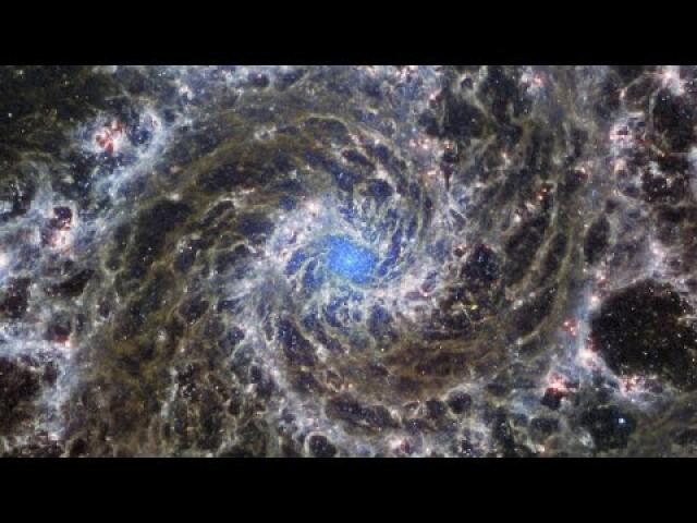 Hubble and Webb Showcase M74