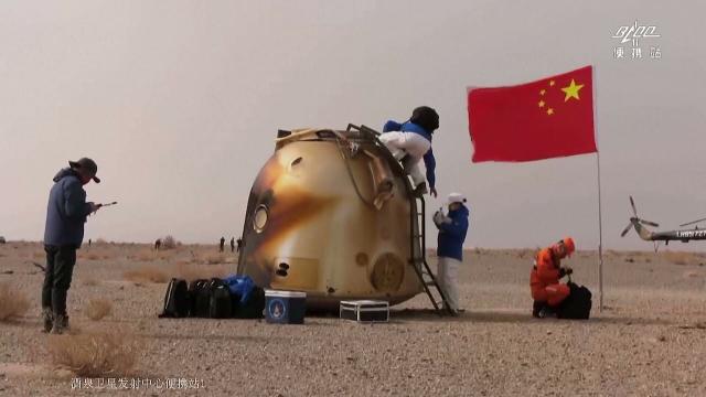 Touchdown! Shenzhou 13 crew lands in China's Inner Mongolia region