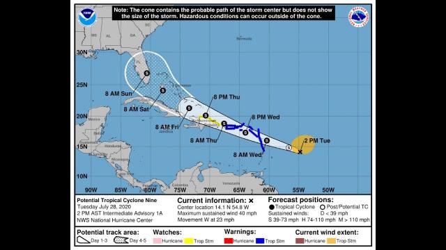 Future TS/Hurricane Isaias is looking more Dangerous by the Hour & i am agitated