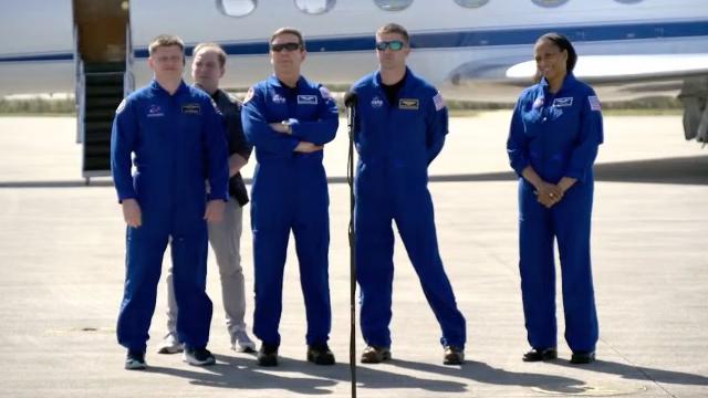 NASA's SpaceX Crew-8 astronauts and cosmonaut arrive in Florida ahead of launch