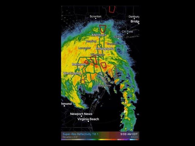 Monster Storm Isaias continues to wreak havoc on the North East USA.