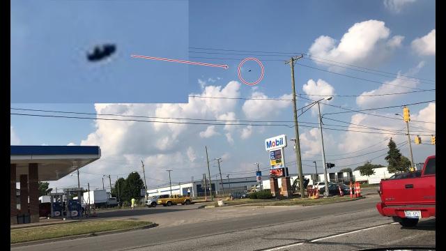 Ultra fast UFO caught on film in Detroit, Michigan