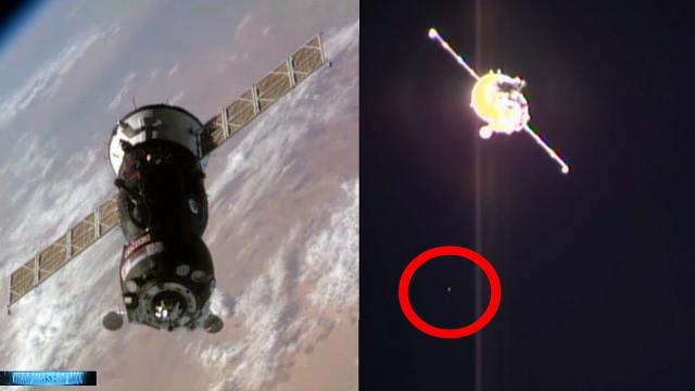 Breaking News! ALIEN UFOs SWARM Soyuz - NASA Records UFOs HD Then Cuts Feed 10/21/2016