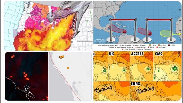 Red Alert! Tropics Watch! Hurricanes! Earthquakes! Wildfires! Fires !Ireland Jet sting Punch!