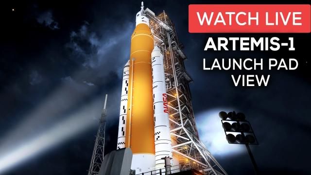 WATCH LIVE: NASA's Most Powerful Moon Rocket SLS On the Launch Pad for the Artemis-1 Mission!