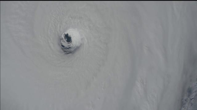 LANDFALL OF HURRICANE MICHAEL FROM SPACE