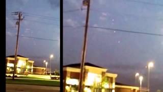 UFO Sightings Fleet of UFO's Flying Over Moore, Oklahoma Tornado Disaster Area 2013