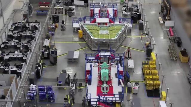 Watch NASA's X-59 aircraft being assembled in time-lapse video