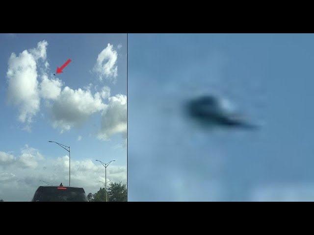 Flying Saucer in the clouds above Jaksonville, Florida