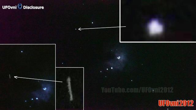 Telescope: UFO Cigar Near the Orion Contellation, Feb 2018