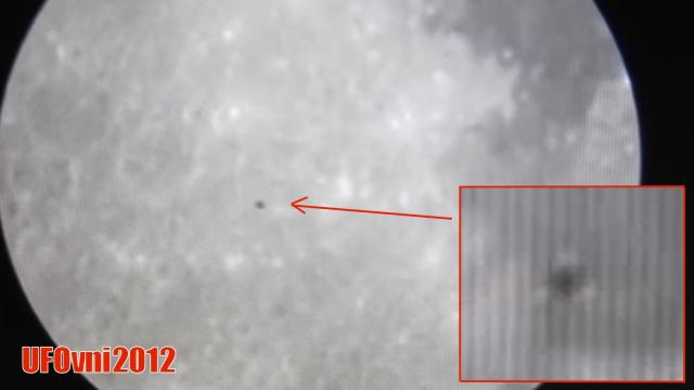 Triangle UFO Top Secret TR-3B, Above The Moon In Close Telescope, July 16, 2016