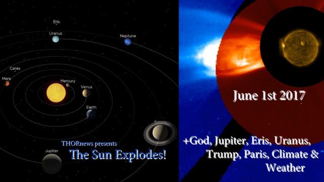 The Sun explodes! + God Jupiter Eris Trump Paris Climate & the Weather - Asteroid Fight Club Deluxe