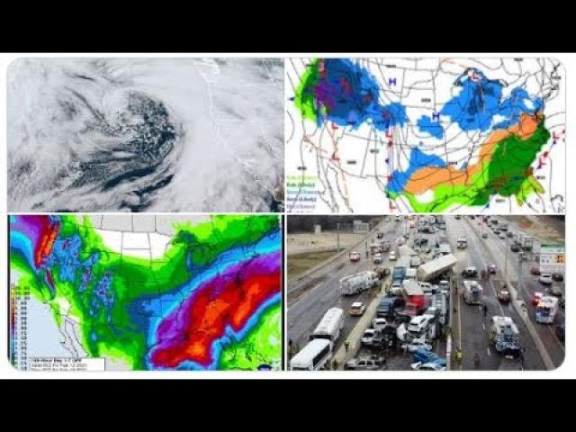 Red Alert! Wild 10 Days of Weather Ahead from Coast to Coast! Floods! Storms! Ice! Snow! Freeze!