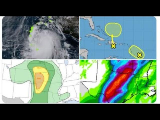 6.9 Earthquake Alaska, Coronal Mass Ejection, Texas Rain, Severe WX Today & Tomorrow + Snow Storm