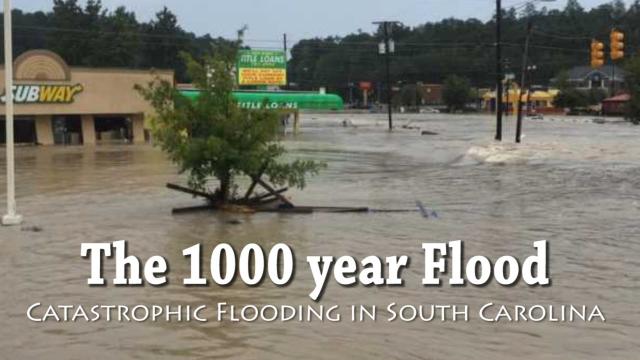 1000 year Flood - South Carolina continues to be hit with catastrophic flooding