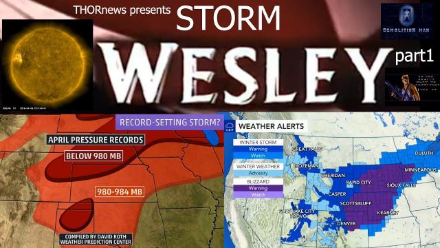 Alert! Bombogenesis Blizzard Wesley begins to Storm the Mid-West USA