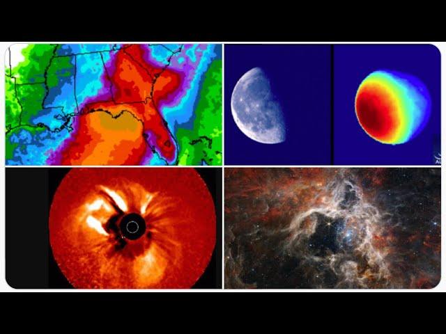 Red Alert! Florida & Georgia 1000 year storms possible! Major Coronal Mass Ejection! CA Heat Records