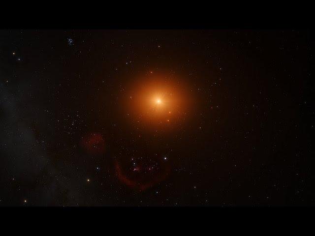 Animation of the planets orbiting TRAPPIST-1