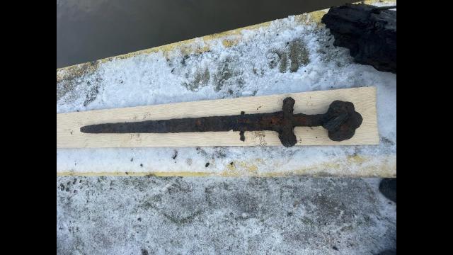 9th century sword recovered from Vistula River