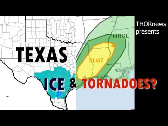 Red Alert! Texas Tornadoes, Ice & Winter watch!?! Rare type Connecticut Storm! M-Class Solar Flare!