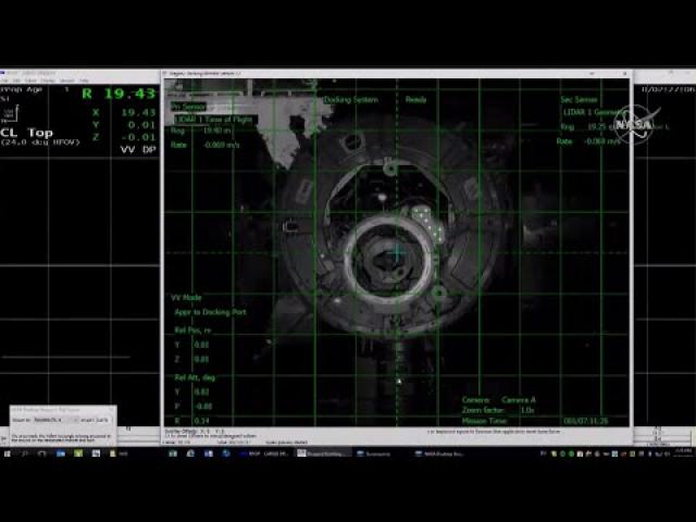 Watch SpaceX's CRS-23 Dragon spacecraft dock with space station