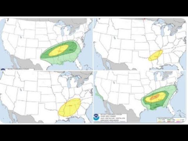 Red Alert! 1st TORNADO Watches are Up for a VERY Active & Dangerous 5 Day Weather Pattern for USA