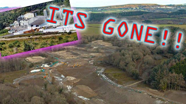 Imerys Marsh Mills China Clay Works TOTALLY DEMOLISHED