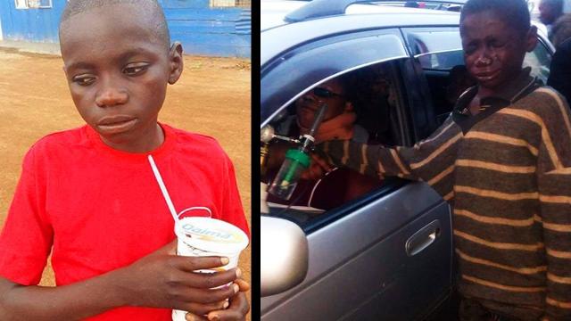 Homeless Boy Approaches Car To Ask For Change – But When He Looks Inside, He Bursts Into Tears