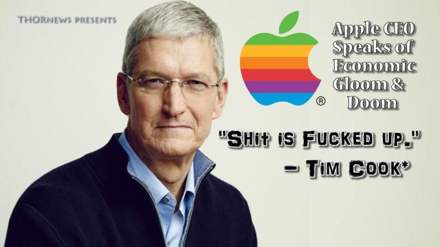 APPLE CEO Speaks of Economic Gloom & Doom