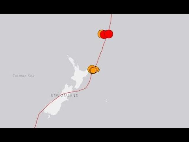 8.0 Earthquake near New Zealand 10km Deep WARNING: Tsunami is possible.