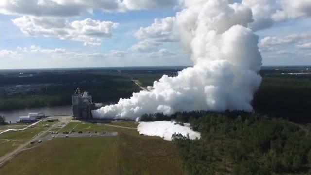 Space Launch System's RS-25 Flight Engine Test Fired by NASA