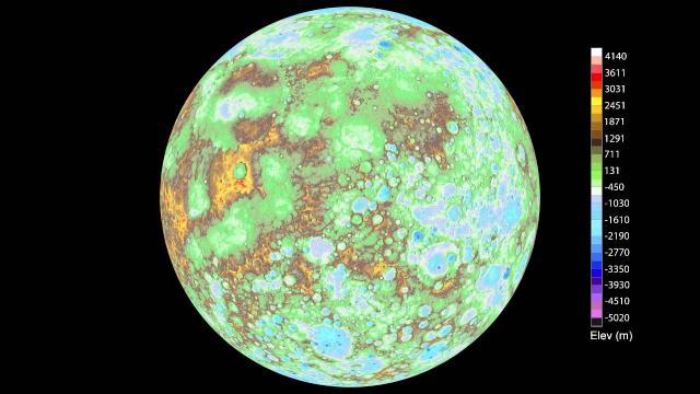 Mercury's Global Topography Model Revealed In New Animation