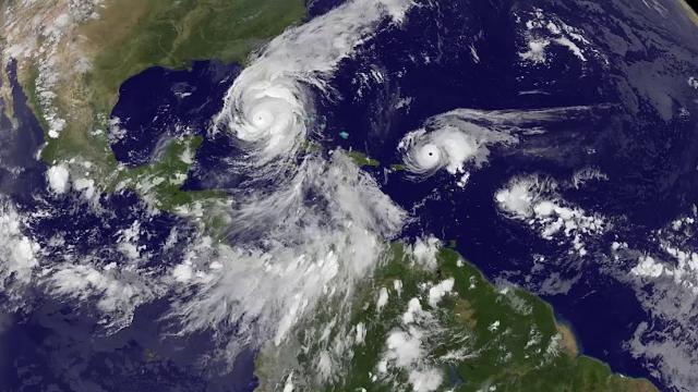 Hurricane Irma Over Florida: Sunday Sept. 10 View from Space