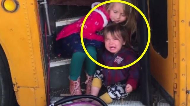 This Family Was Living In The School BUS, When An Angel WOMAN Came To Help Them!