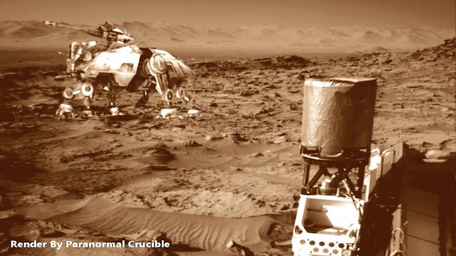 Mecha Machine Found On Mars?