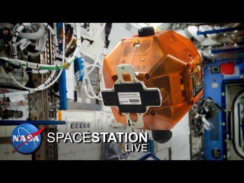 Space Station Live: Kid Engineers Program Space Satellites