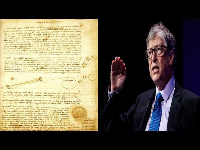 Bill Gates paid $30 8 million for Leonardo da Vinci’s book of ideas