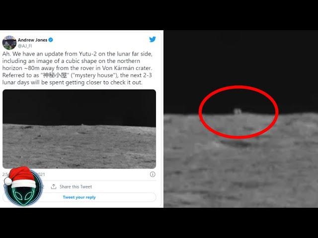 CHINA Claims "ALIEN HUT" On Moon In New Rover Image!