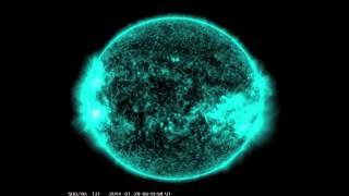 Old Sunspot Pops New Flare-Crackling Tricks and A Lunar Transit | Video