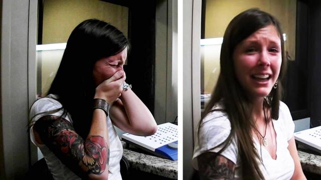 At 29, This Woman Hears Herself For The Very First Time, And Her Reaction Is Humbling