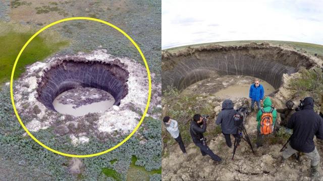 A Giant Crater Opened In Their Backyard And It’s Baffling Scientists