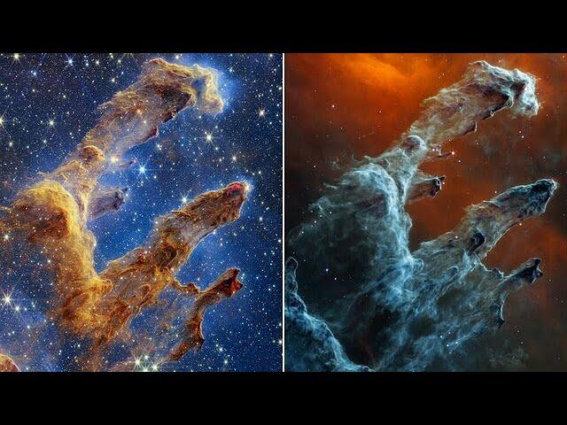 Webb’s Instruments Showcase the Pillars of Creation