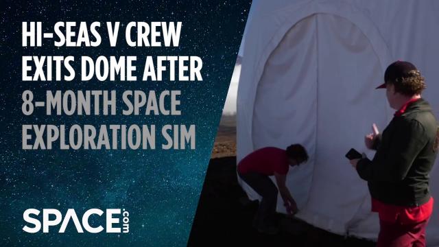 HI-SEAS V Crew Exits Dome After 8-Month Space Exploration Simulation