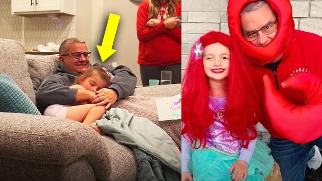 Girl Who Lost Dad Asks Grandpa to Be Her Date to School Dance in a Touching Surprise