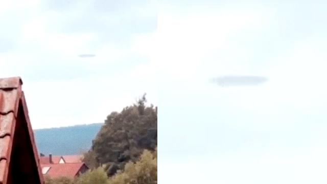 Strange Cigar shaped UFO spotted in Michigan, USA, March 2023 ????