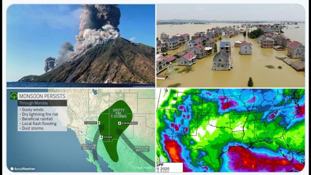 Stromboli, Italy Volcano Erupts! TWO Areas to Watch for Hurricane Season Development! + Heat!