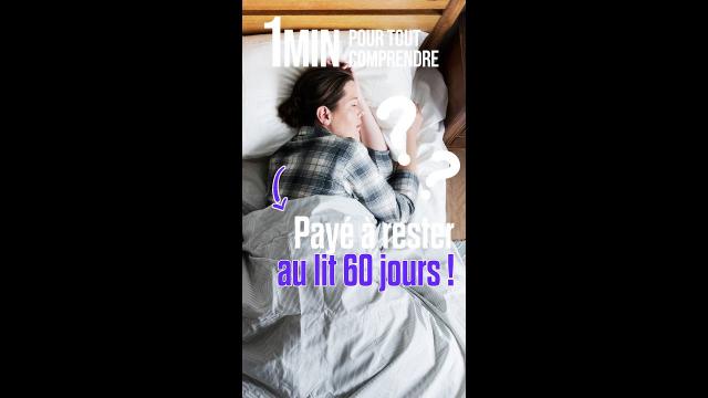 Payés pour rester au lit ! ????